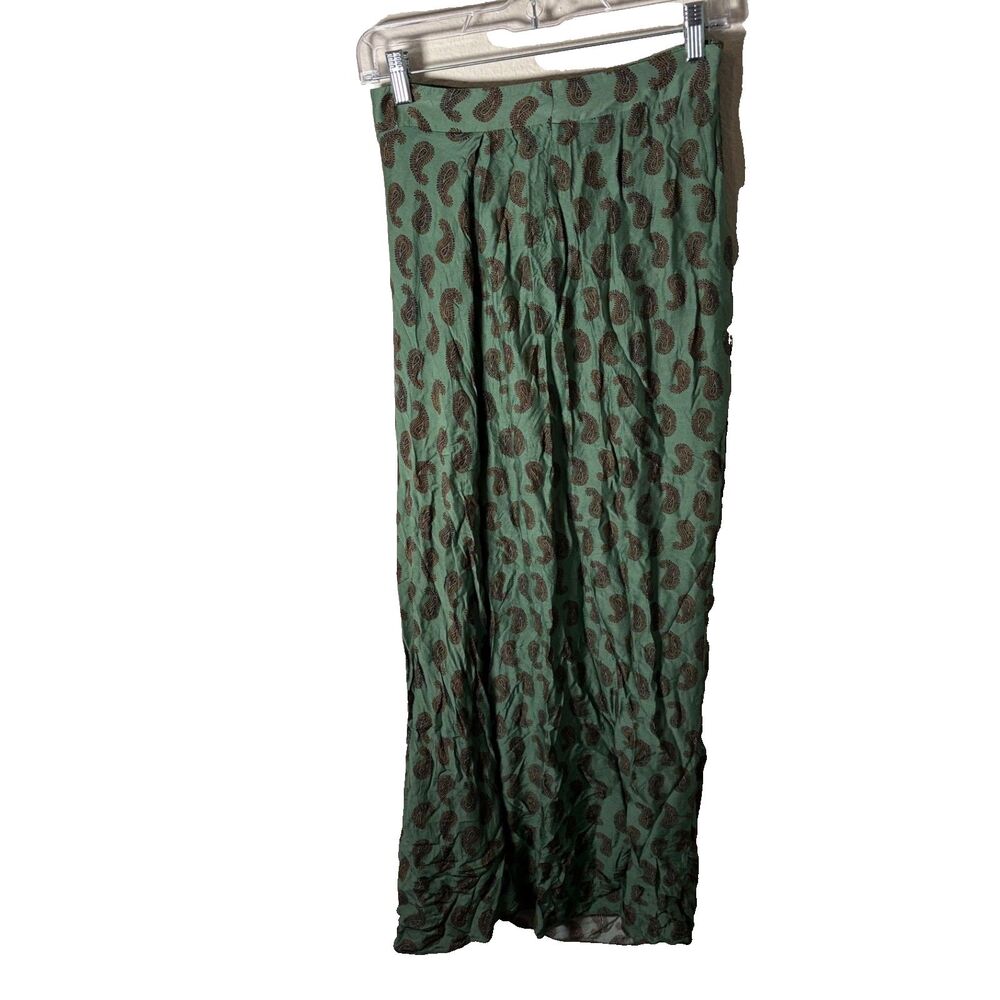 IX Paulahermanny Skirt Women's Small Paisley Printed Silk Blend Long Maxi Lined
